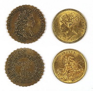 143. Великобритания подборка жетонов. 