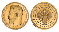 181. 37 Рублей 50 Копеек -100 Франков 1902 г. 