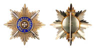 125. Звезда ордена Белого Орла с мечами (за военные заслуги).