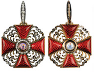 115. Знак ордена Святой Анны 1-й степени «с бриллиантами» <br>