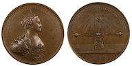 36. Настольная медаль «В память установления исправной монеты. 1763 г.»<br> 