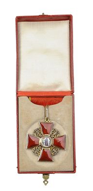 453. Комплект знаков Ордена Св. Анны 2-й степени.