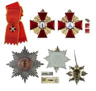 Лот 388 Комплект знаков Ордена Св. Анны 1-й степени.